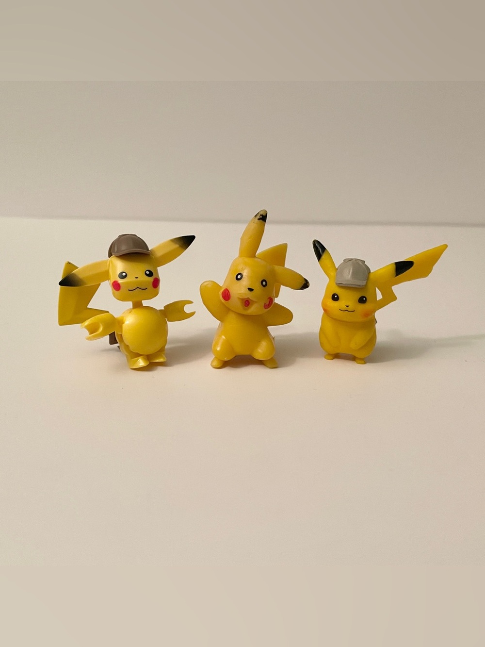 Pokemon Detective Pikachu Mini Figure Lot Of 3